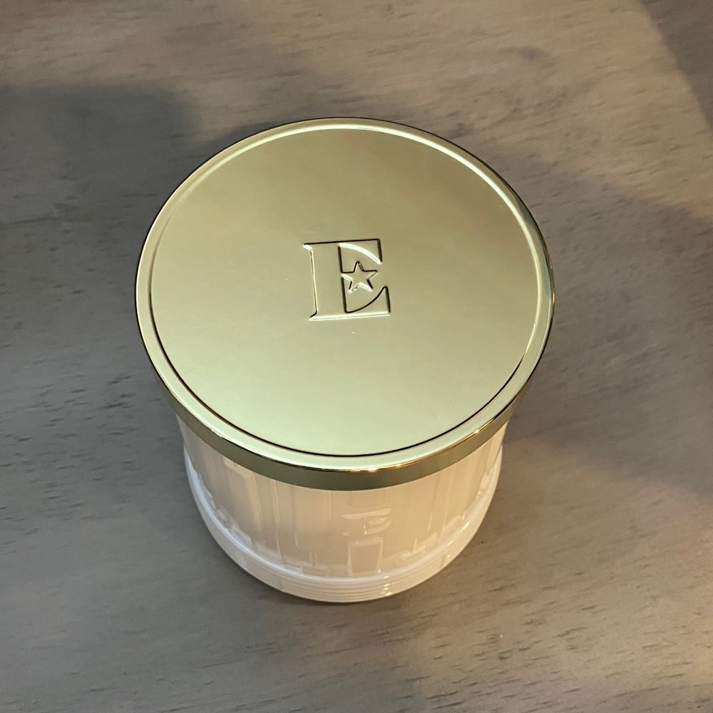 Elegant Gold and White Candle designed by Harry Slatkin & Elton John